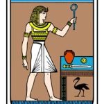 Egyptian Tarot, Arcanum - 1 The Magician