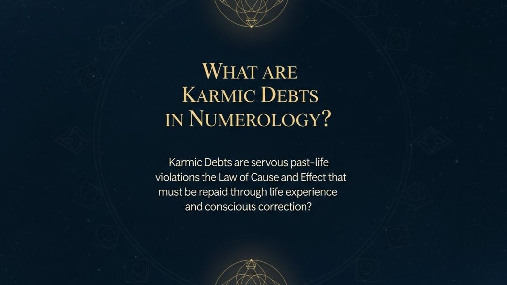 karmic debts