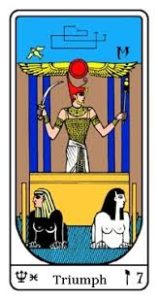 Arcanum VII - The Chariot Meaning - Triumph Card